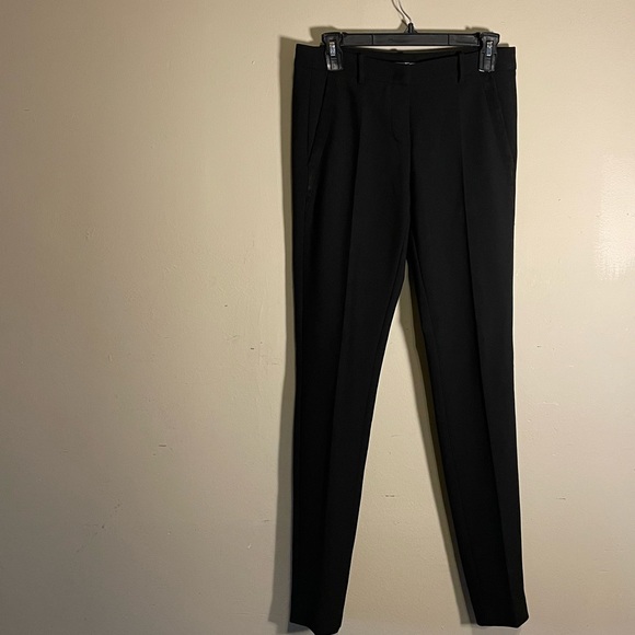 Maje Black pants low rise cropped casual Size EU 34 EUC - Picture 2 of 6